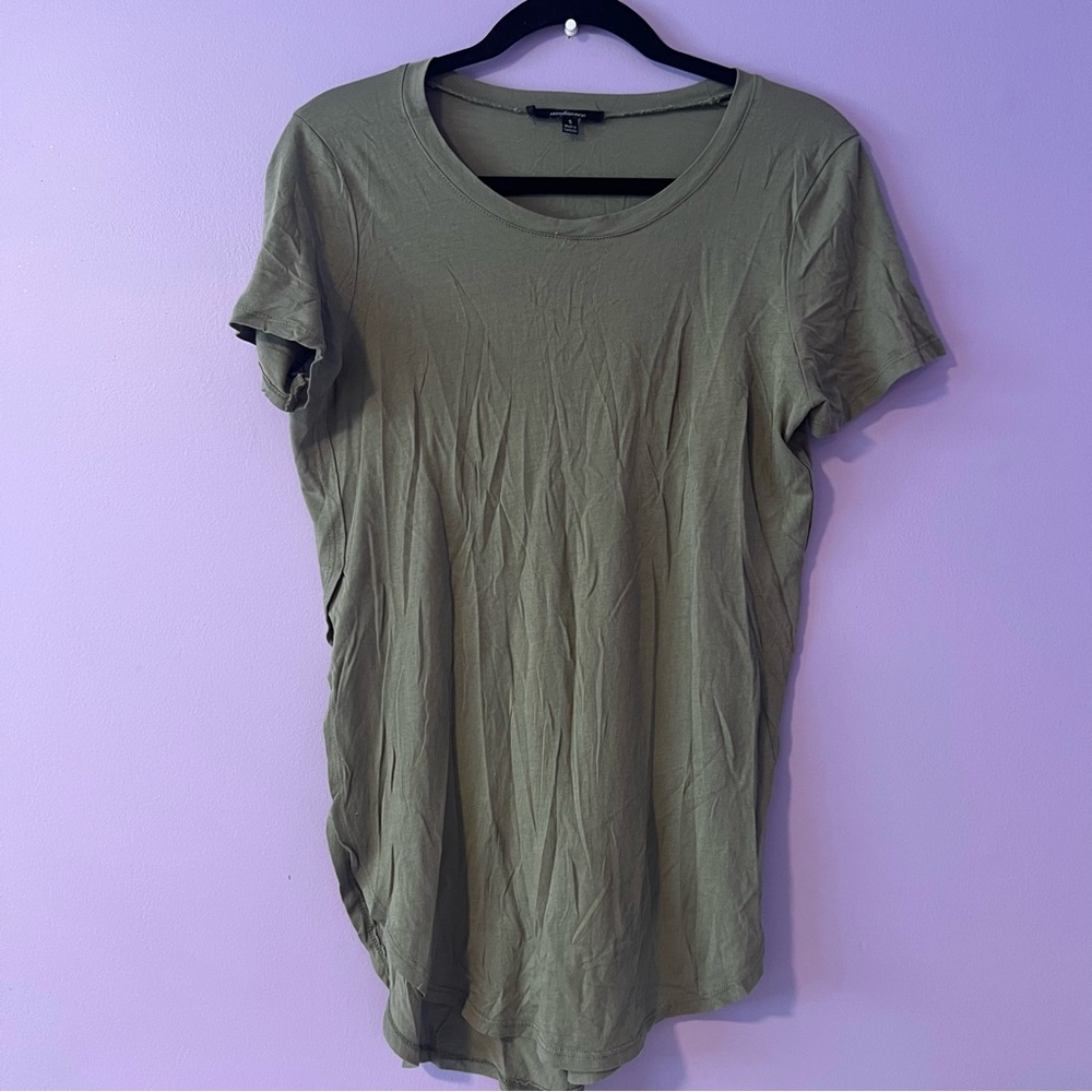 Ambiance Apparel Army Green Blouse